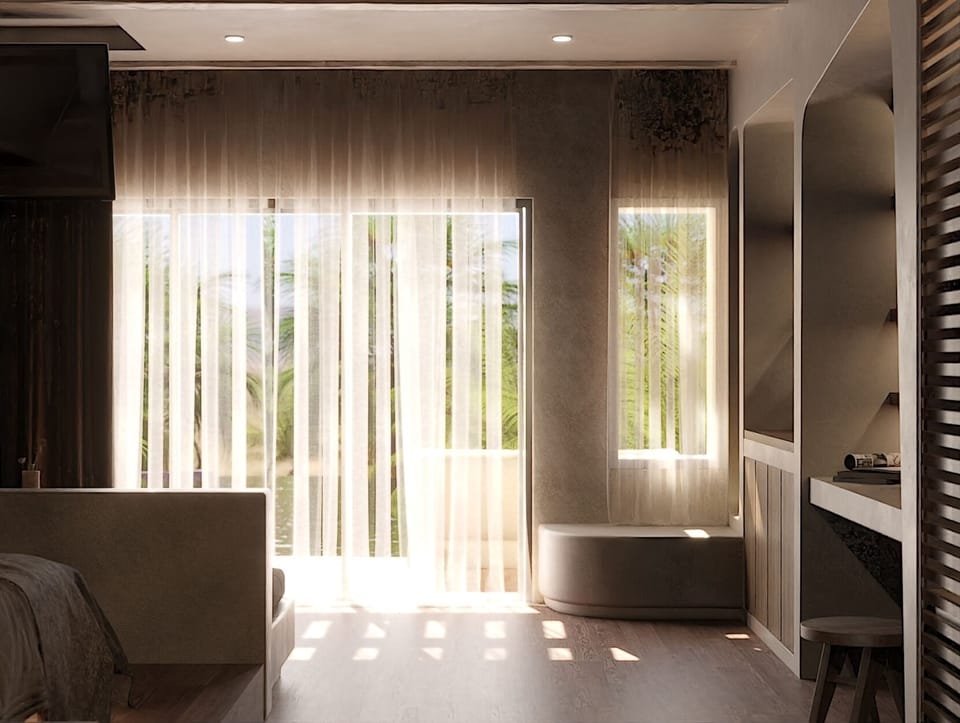 Deluxe Suite, Partial Sea View | In-room safe, iron/ironing board, WiFi (free)