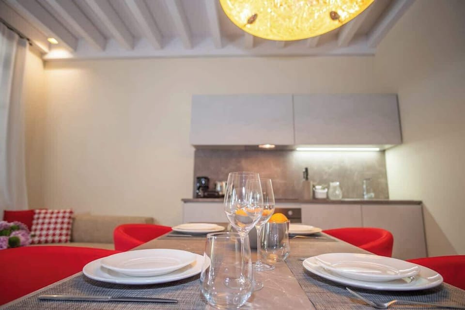 Kitchen and living