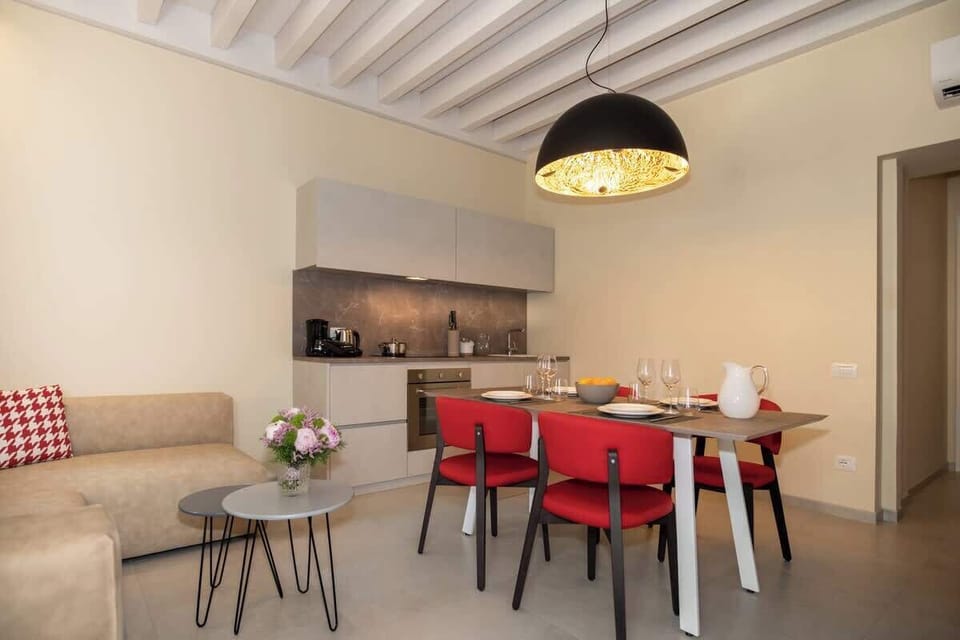 Kitchen and living