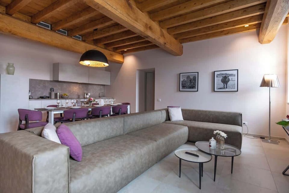 Living and kitchen