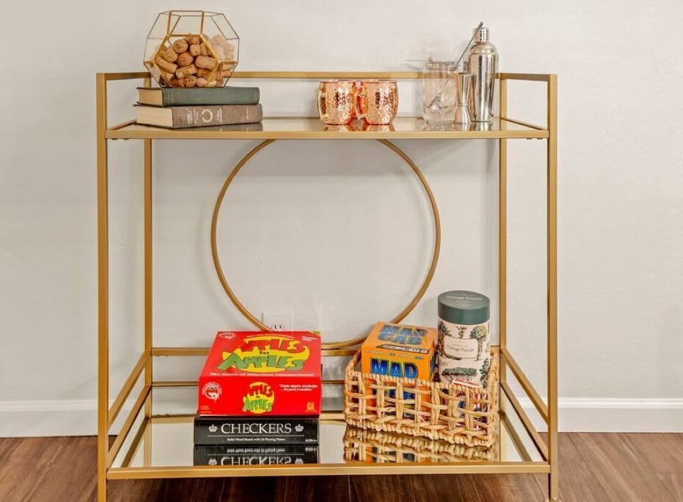 Fun games and barware for the perfect night in! 