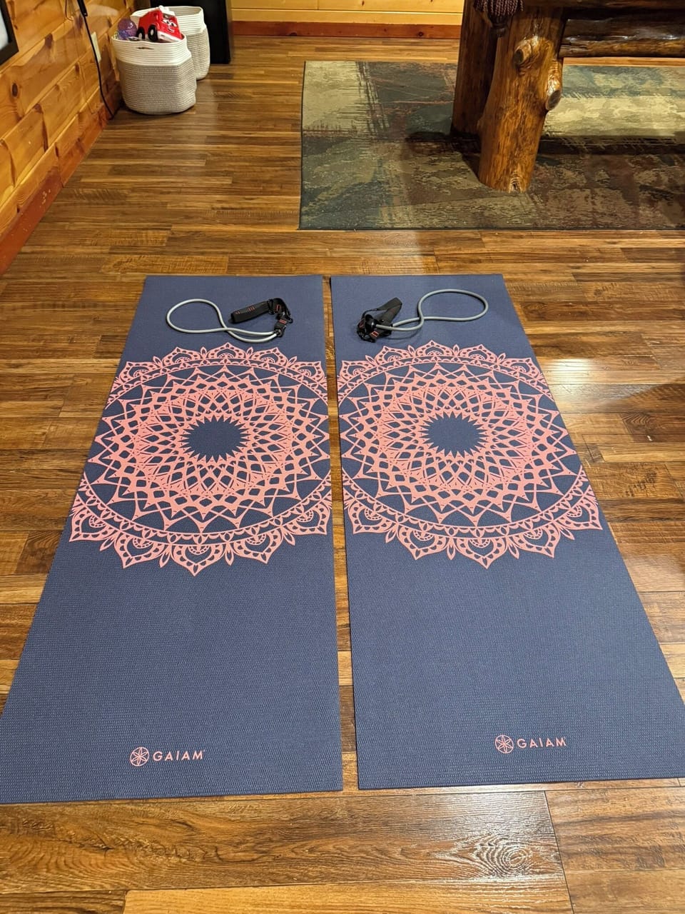 Looking for a cooler flow? The spacious loft offers the perfect setting for yoga, stretching, or a peaceful workout.