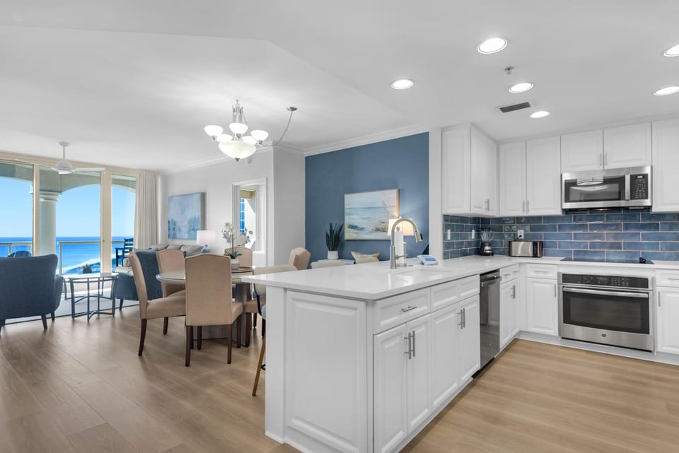 Condo, Multiple Beds (Portofino Island Resort 1-1502) | Private kitchen | Oven, toaster