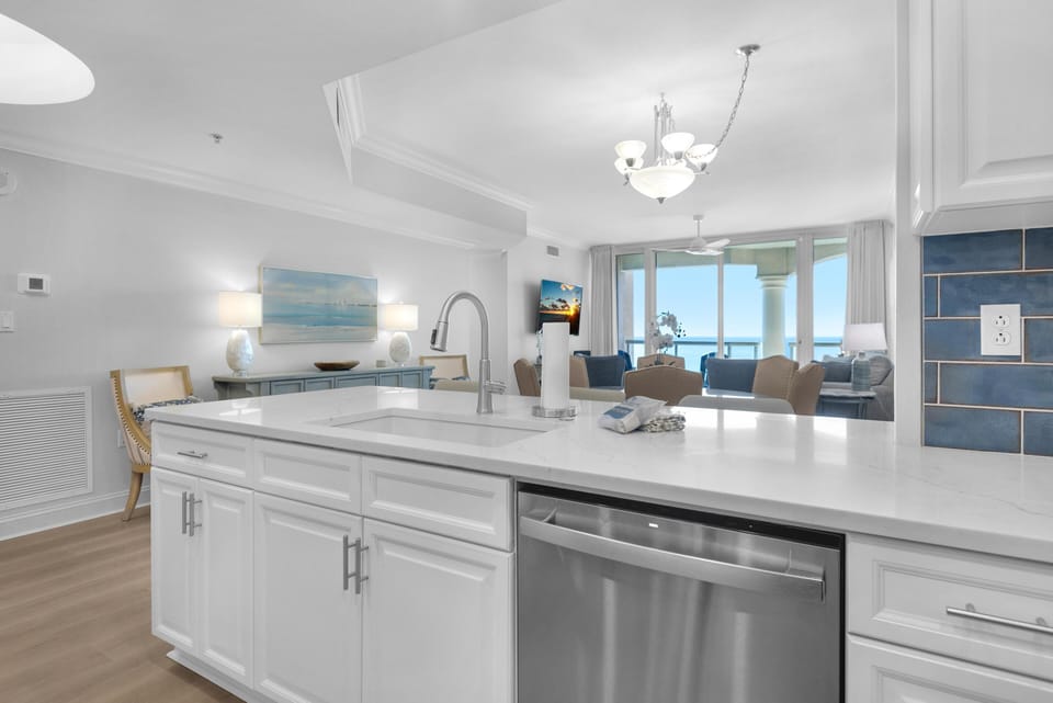 Condo, Multiple Beds (Portofino Island Resort 1-1502) | Private kitchen | Oven, toaster
