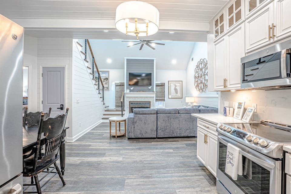 Kitchen and Living Room