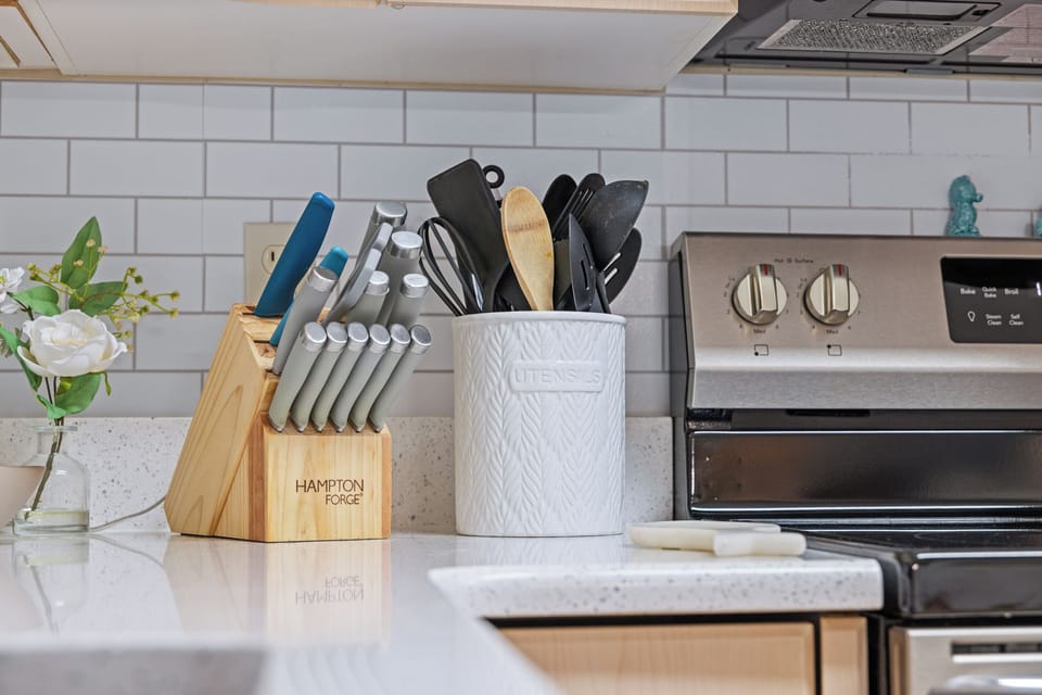 All the cooking utensils you will need during your journey