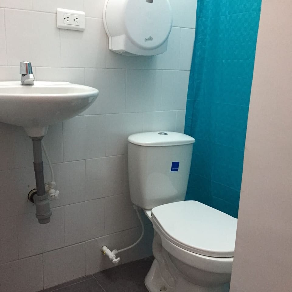 Double Room | Bathroom | Shower, towels, soap, toilet paper