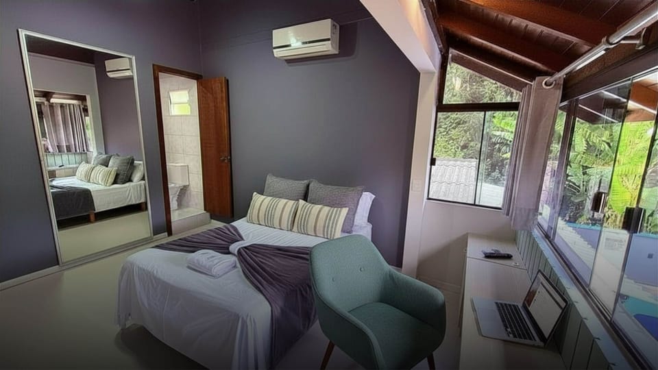 Comfort Double Room, Garden View | Individually furnished, desk, laptop workspace, free WiFi