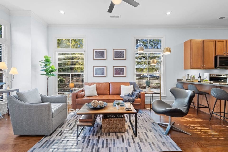 Living room with ample seating