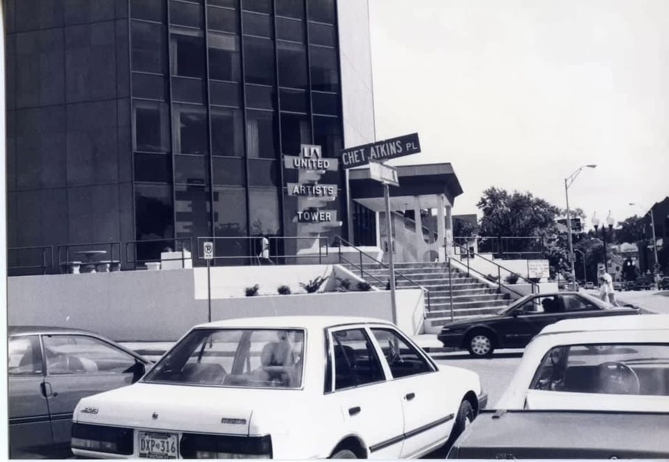 The former United Artists Tower served as the Jordanaires office and recording studio for decades.