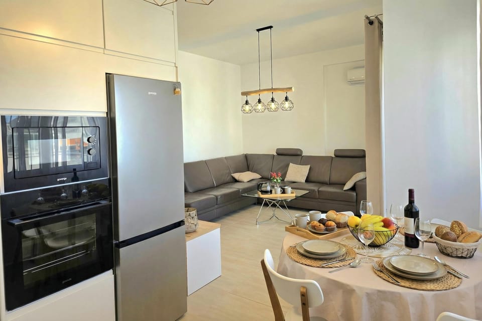 Kitchen and dining area
