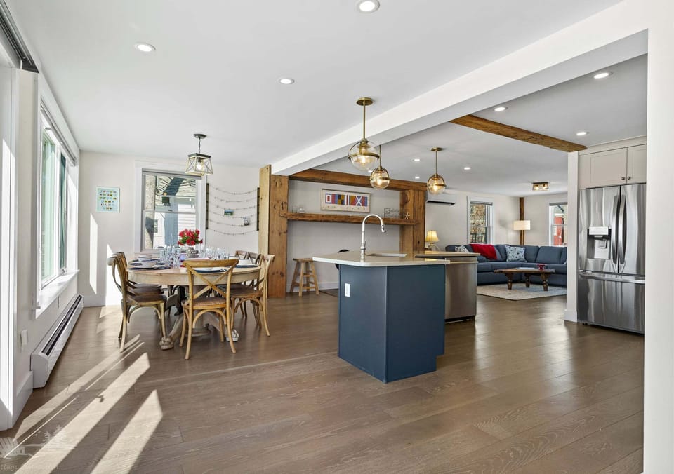 The Kitchen/Dining/Living Room from the Entry
