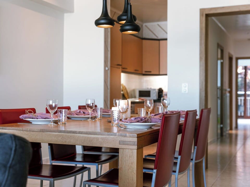 Furniture, Interior Design, Flooring, Wood, Table, Chair, Kitchen & Dining Room Table, Dining Room, Ceiling, Floor