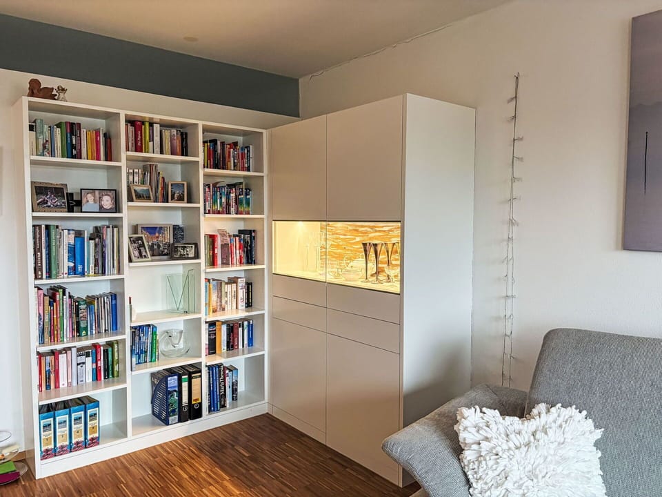 Shelf, Bookcase, Furniture, Shelving, Interior Design, Wood, Flooring, Book, Floor, Lighting
