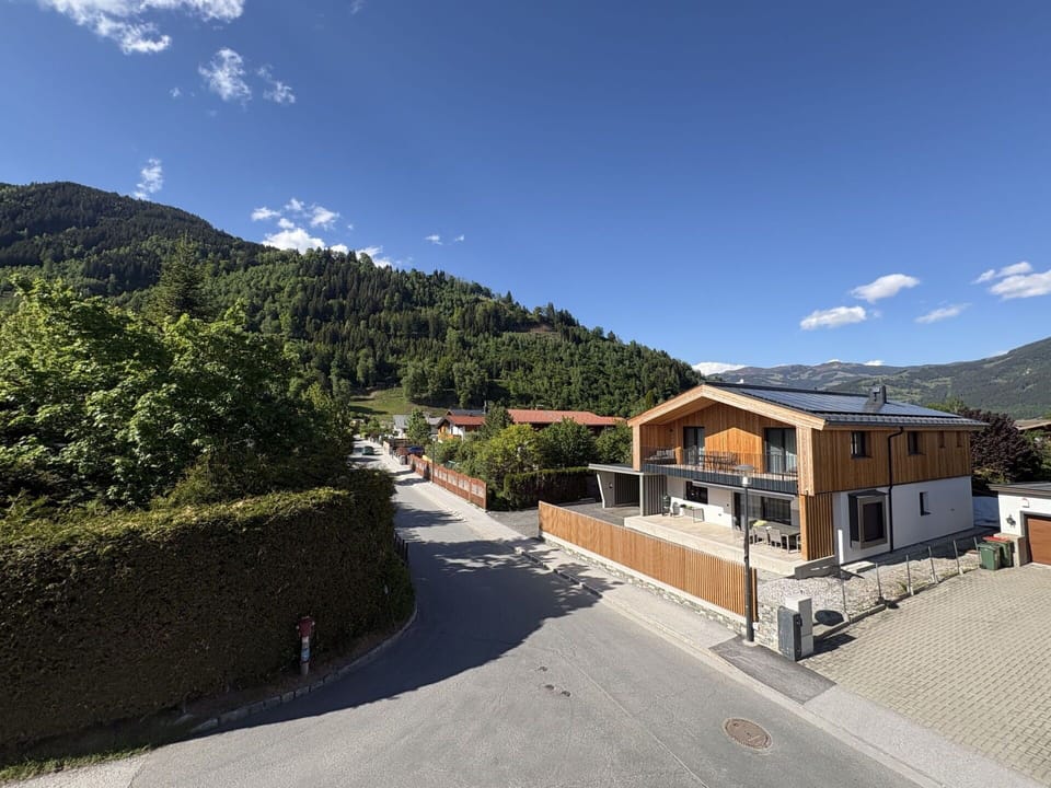 House, Home, Roof, Slope, Village, Driveway, Mountain Village, Balcony