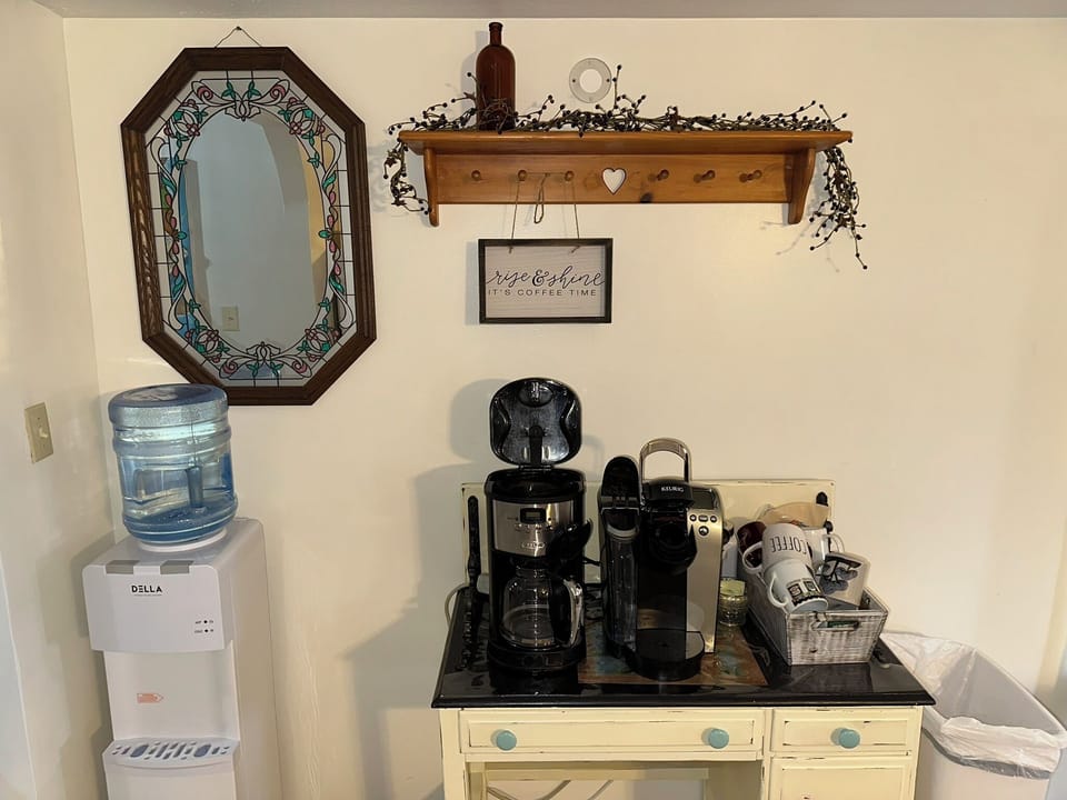 drinking water provided along with Keurig & drip coffee makers