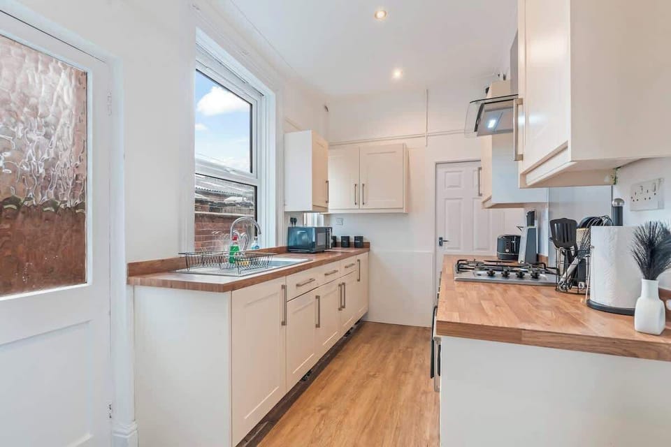 A fully equipped kitchen designed to make longer stays easy, whether you're preparing quick breakfasts or full evening meals.