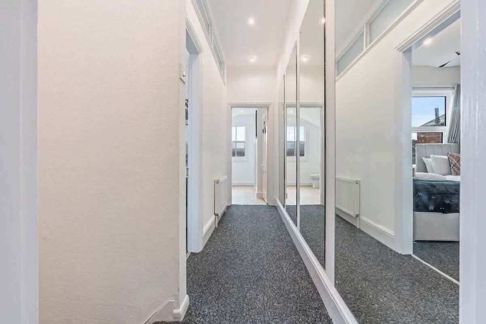 The property is situated in a quiet, safe neighborhood, providing peace of mind and convenience for longer stays.