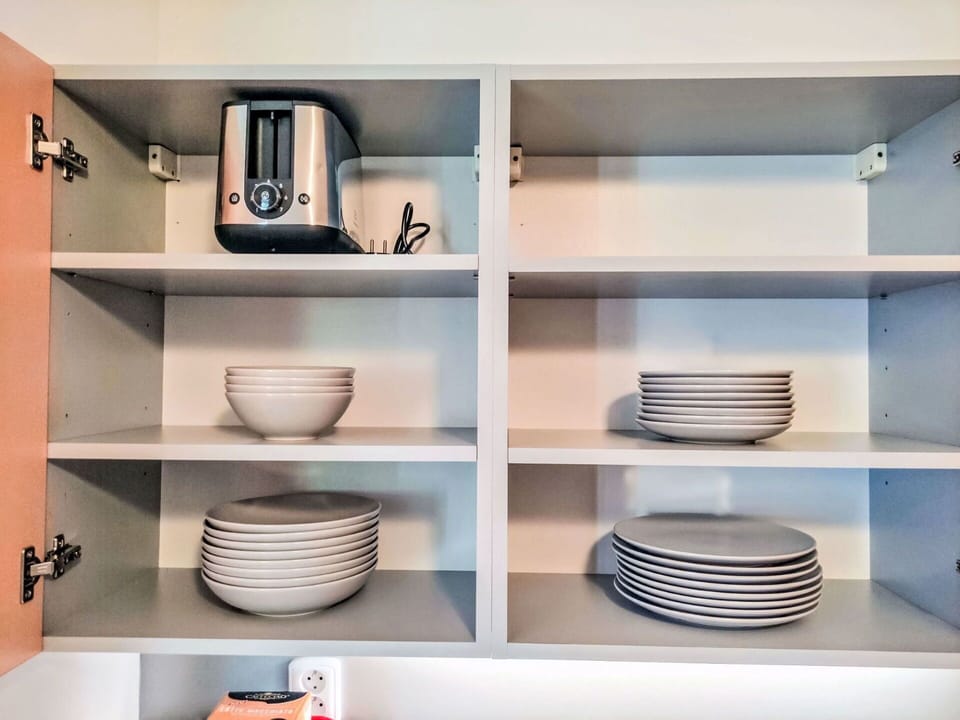 Shelf, Shelving, Furniture, Interior Design, Cabinetry, Cupboard, Room, Kitchen, Paint