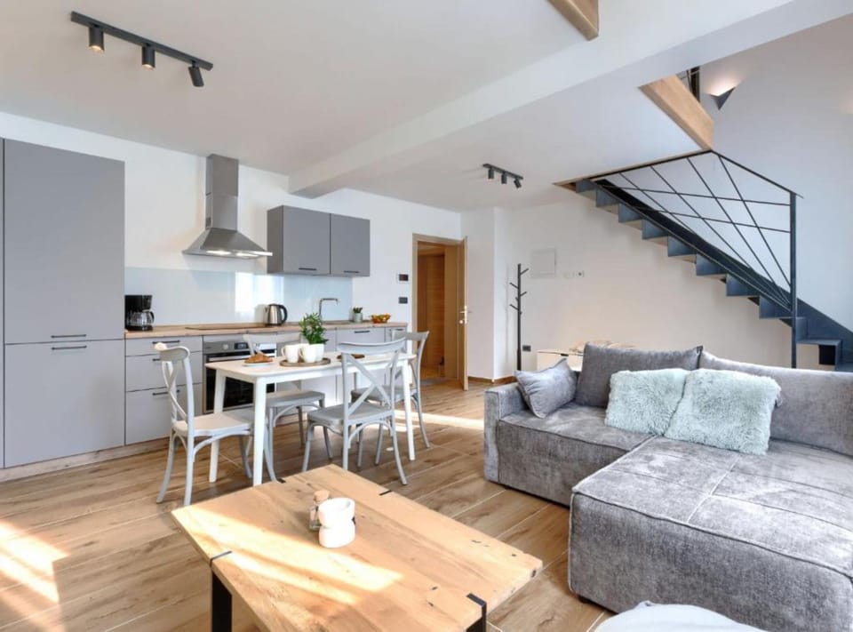 Apartment (Duplex Apartment with Sea View) | Living room | 32-inch flat-screen TV with cable channels