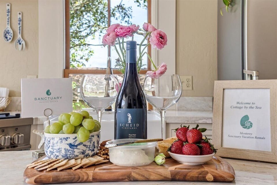 Wine and Cheese to Welcome You! Just Add Fruit!