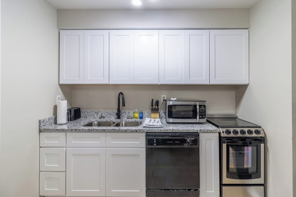Fully stocked kitchen