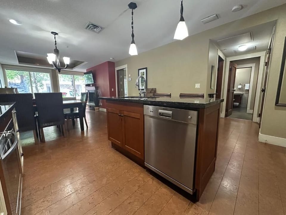 Family Condo, Balcony, Courtyard View | Private kitchen | Coffee/tea maker, electric kettle, toaster, mixer