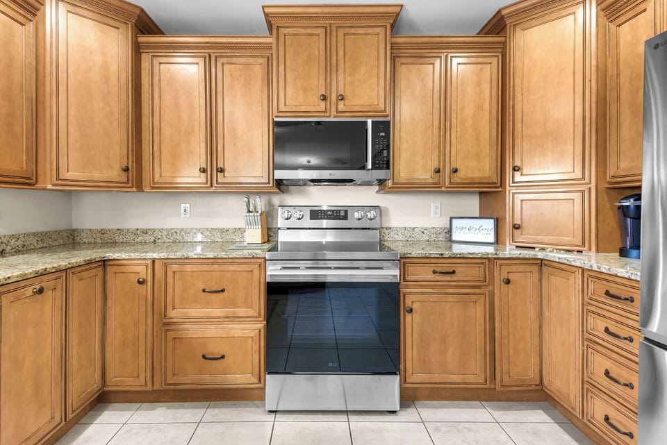 Stainless steel appliances