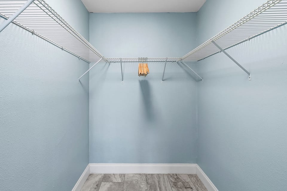 Primary King Bedroom Walk in Closet