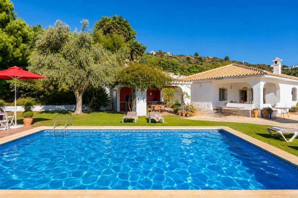 Beautiful villa with private pool, terrace, and garden with sea views