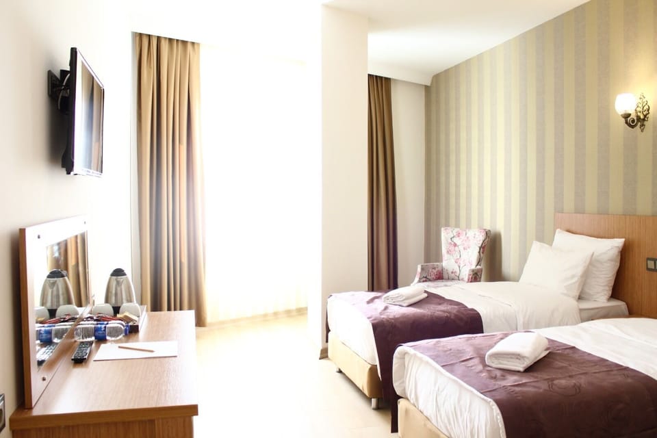 Premium bedding, minibar, in-room safe, desk