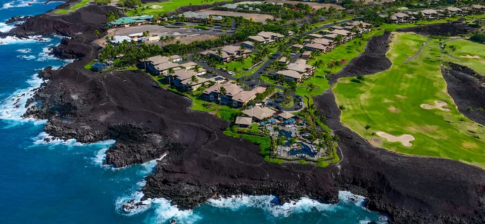 Soak up dramatic coastline panoramas from this resort-style retreat.