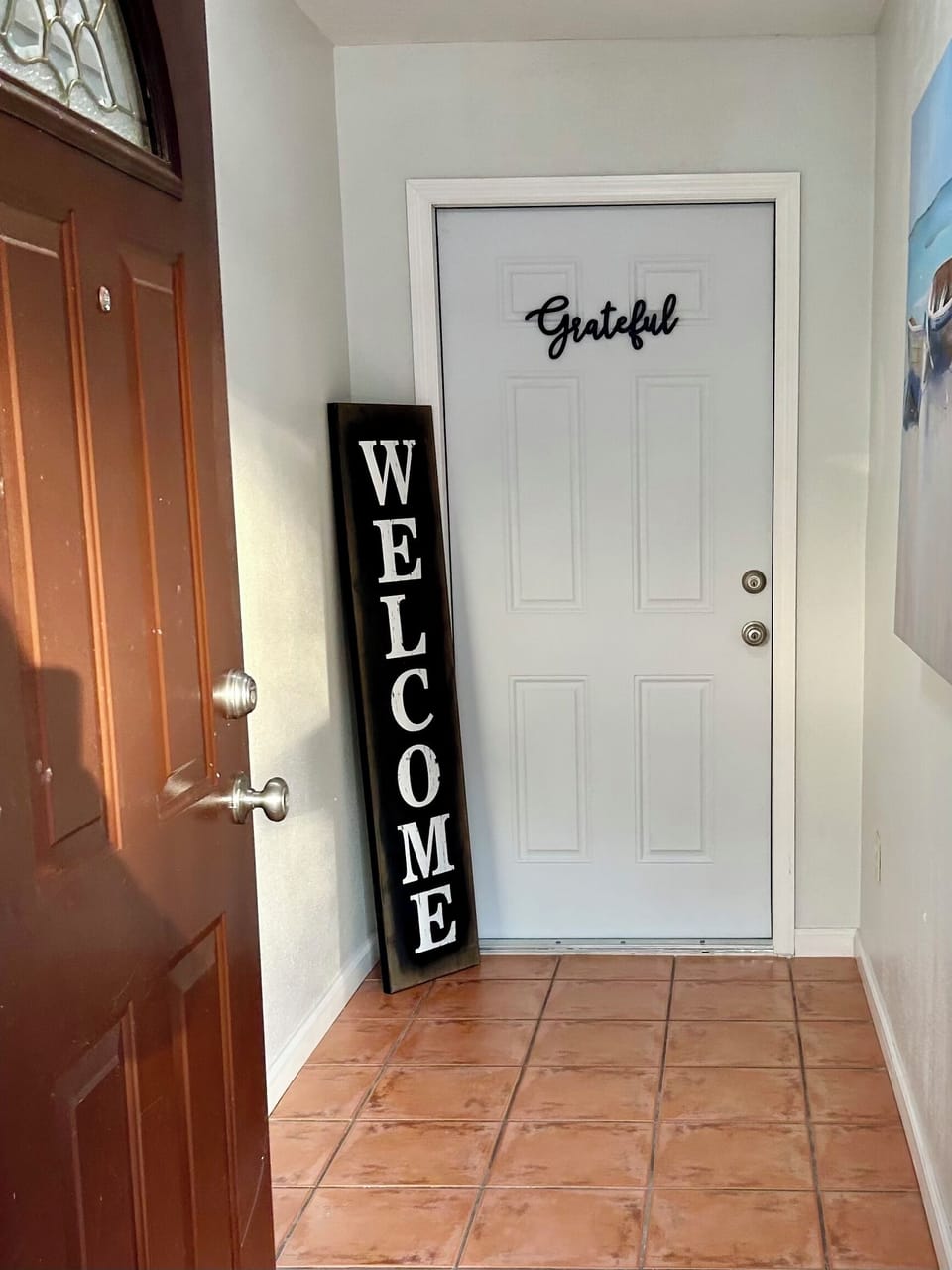 Apartment front door