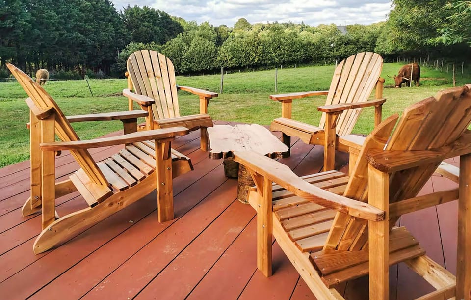 outside