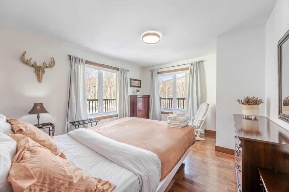 Large bedroom #2 with queen bed on the 1st floor