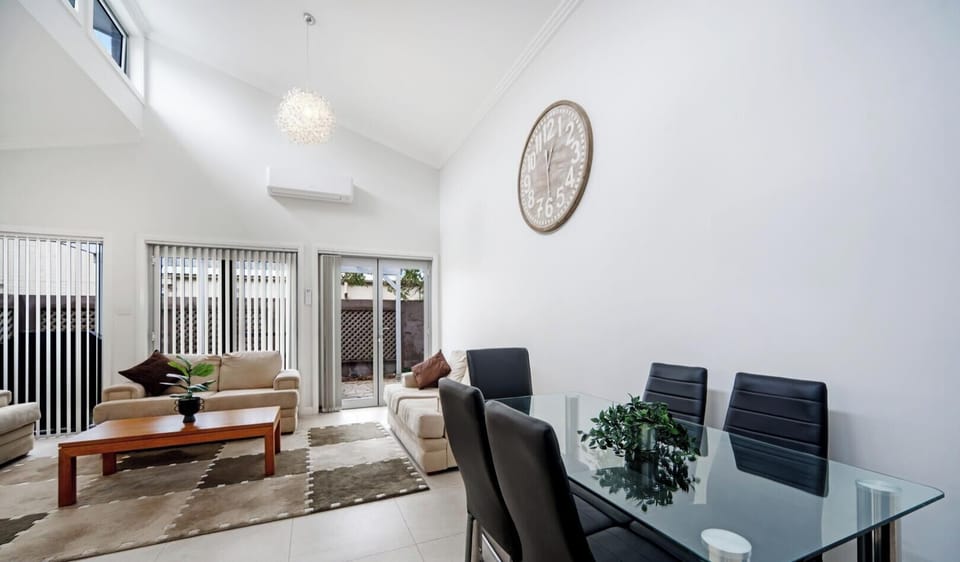 Comfortable living space and dining area