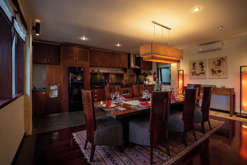 Standard Villa, Balcony, Garden View | Private kitchen