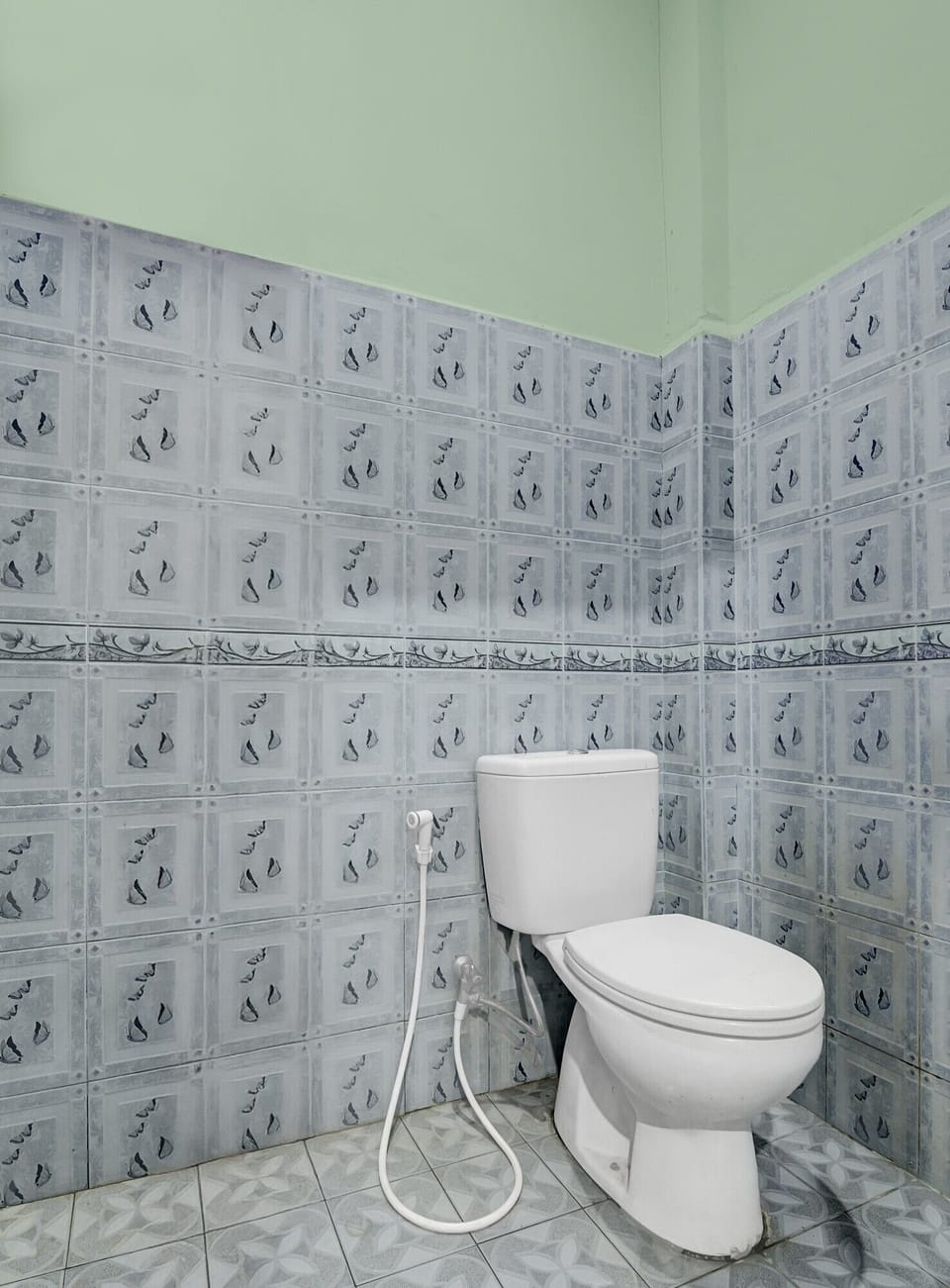 Shower, free toiletries, bidet, towels