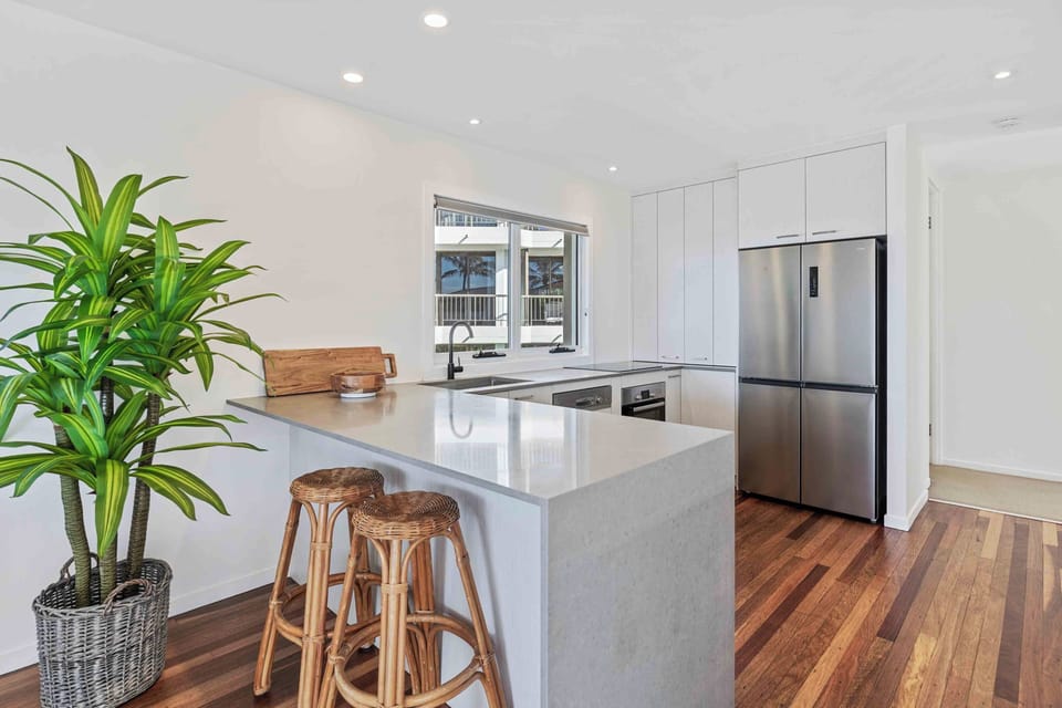 Apartment, Beach View | Private kitchen | Electric kettle, toaster