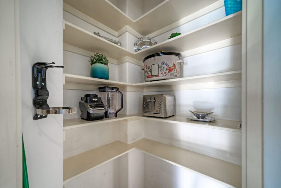 Kitchen pantry.