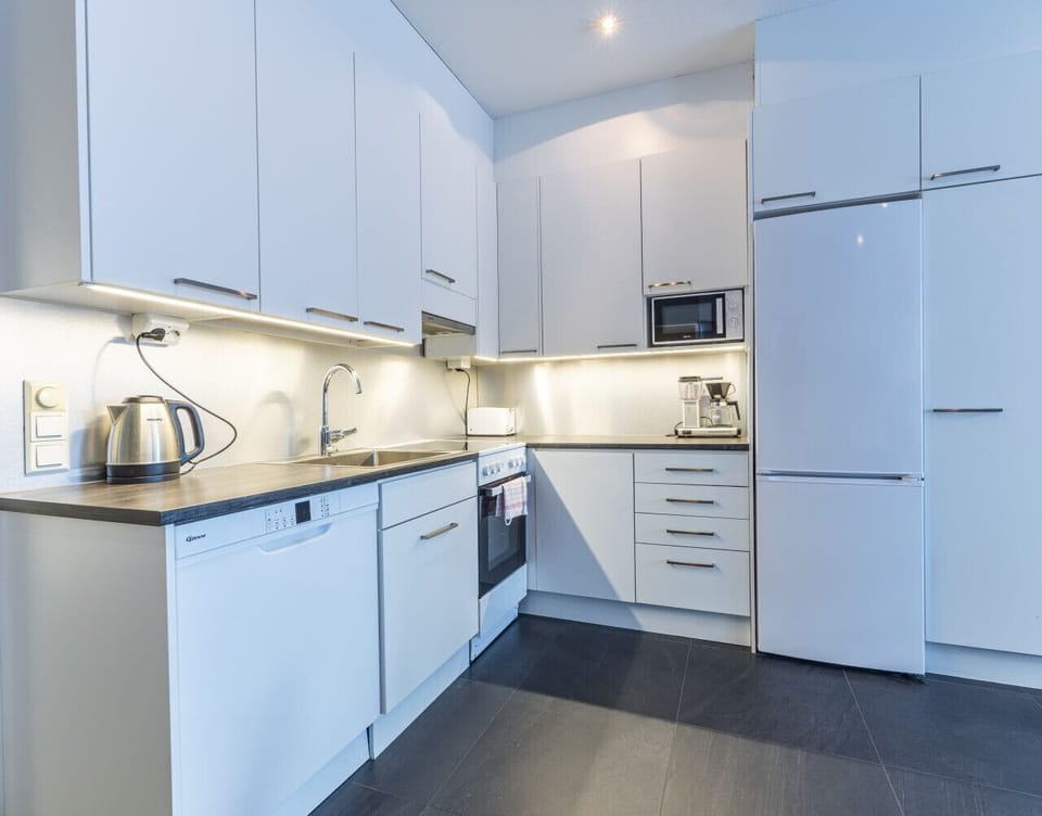 High-quality appliances and ample counter space make cooking a breeze during your stay.