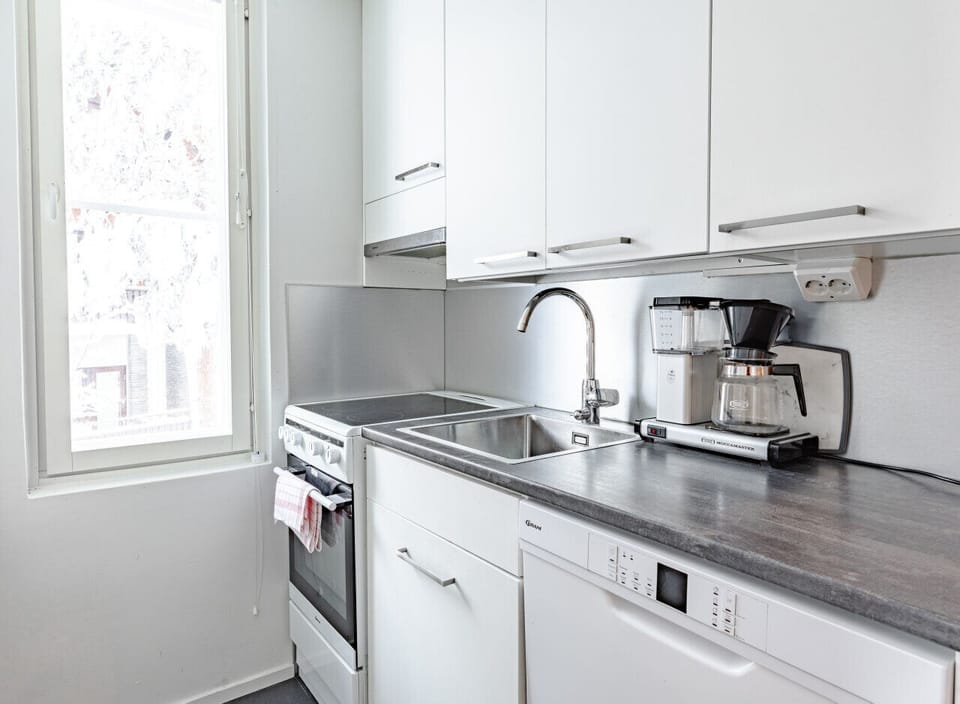 The kitchen comes fully equipped with all the dinnerware and glassware needed to host a festive dinner for family or friends.