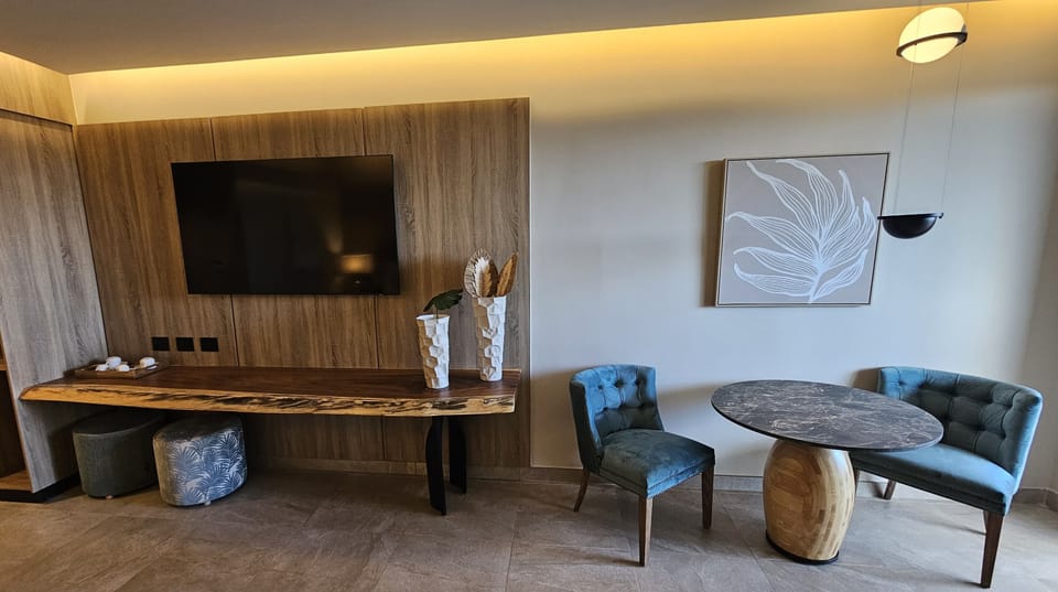 50-inch Smart TV with cable channels, foosball, table tennis