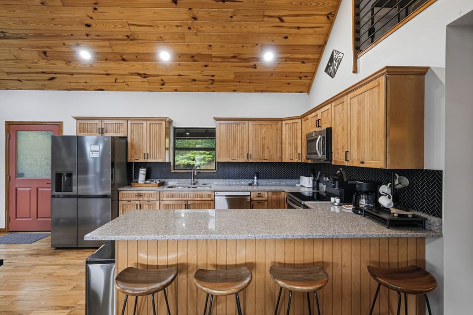Spacious kitchen ready for family meals and snacks