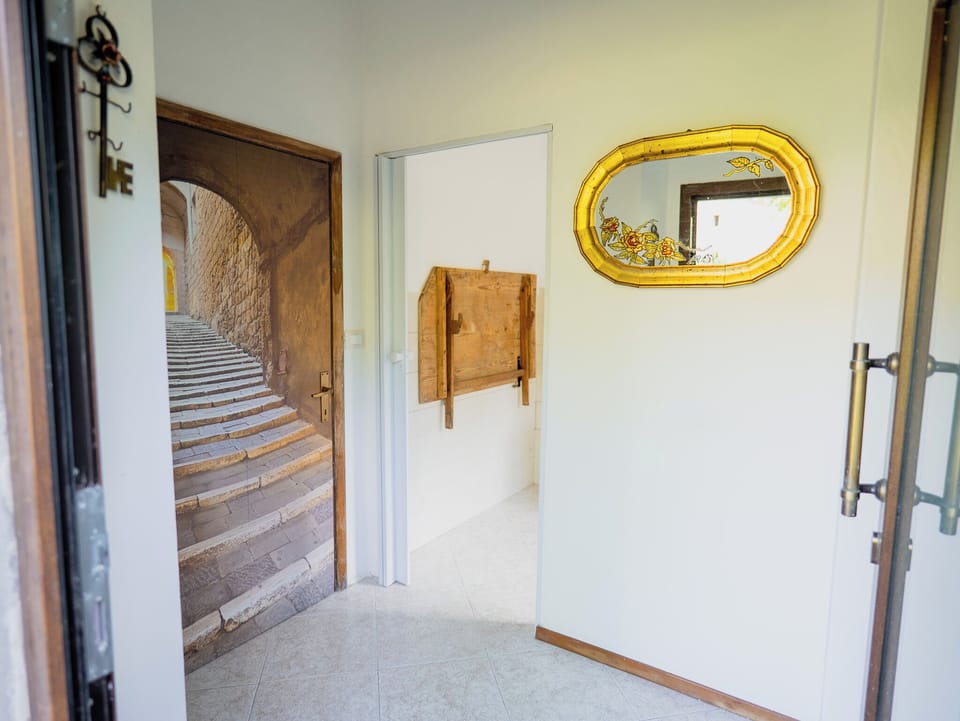 Interior entrance