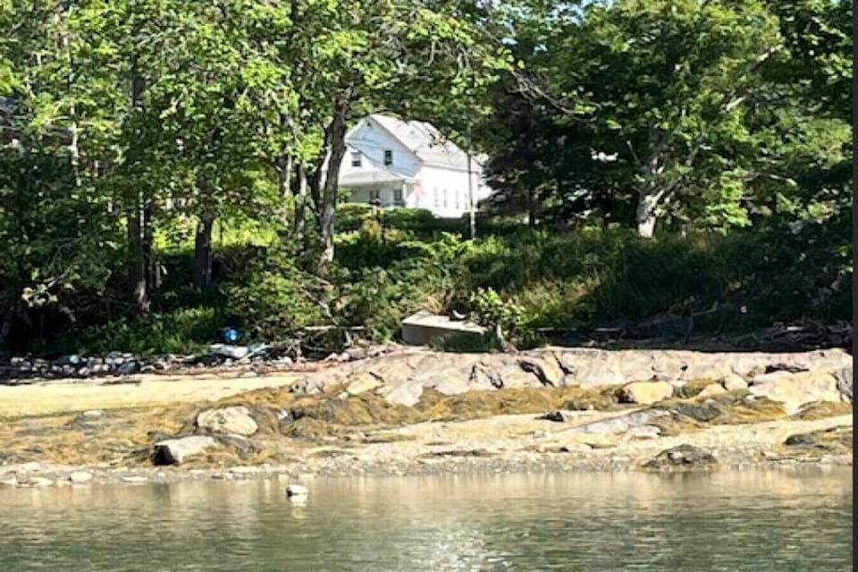 View of the home from the water!