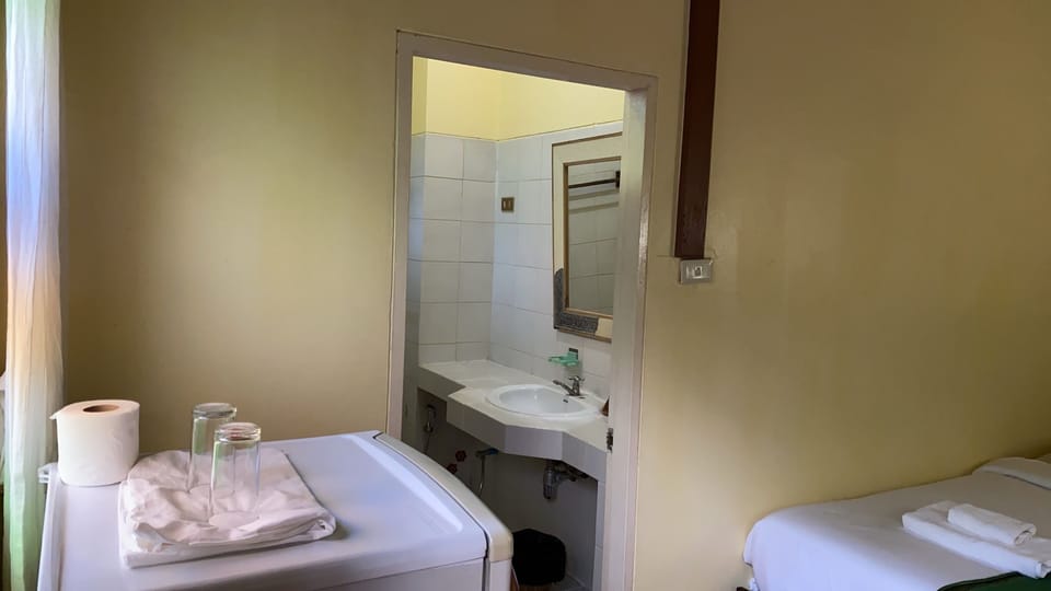 Combined shower/tub, deep soaking tub, hydromassage showerhead