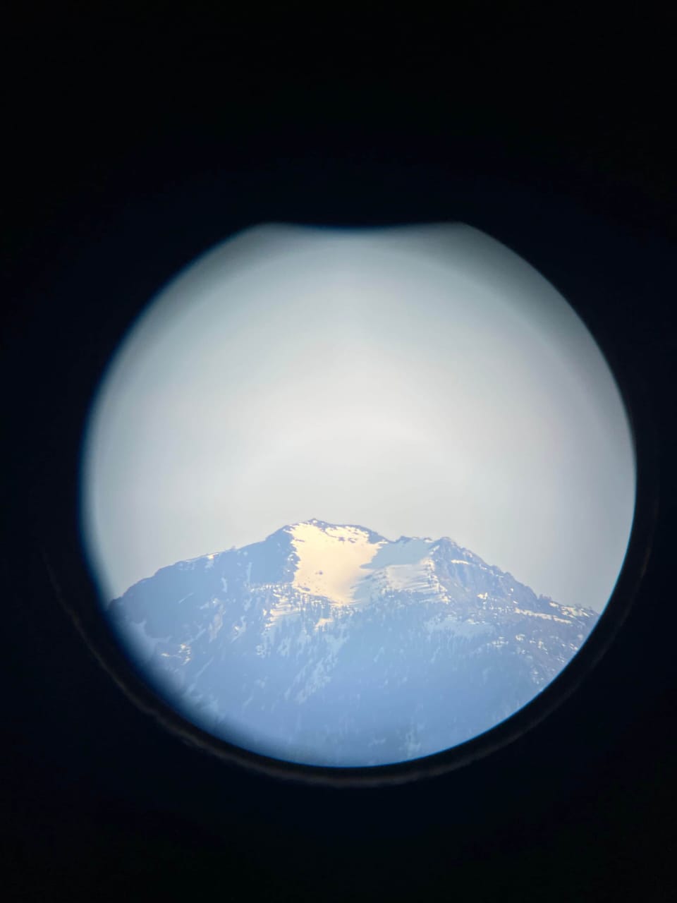Tallac through telescope 
