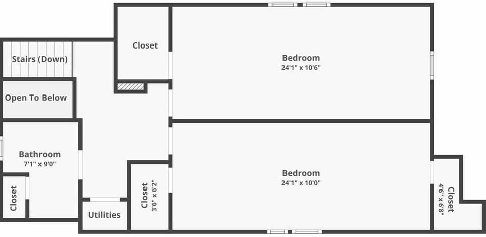 Upstairs Floor Plan