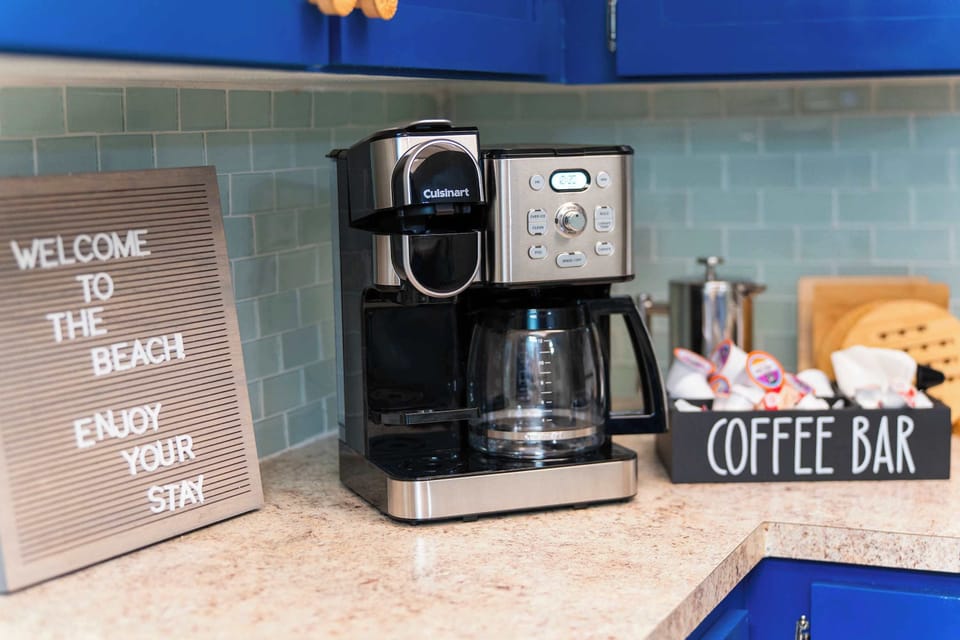 Coffee first, adventure second. Our coffee station makes mornings easy, delicious, and oh-so Instagram-worthy. Bring your favorite mug—or just borrow ours!